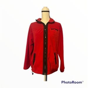Alpine Tek Palmetto’s Red Fleece Zip Up Jacket Unisex Size M